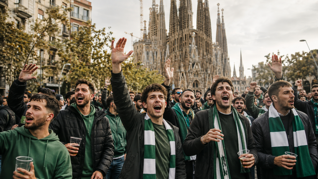 Away football supporters travelling to Spain for UEFA matches